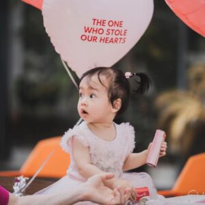 ปาร์ตี้วันเกิดลูก Private Kid Birthday Party - The One who Stole our Hearts Natasha's First Birthday Valentine's Theme| วันเกิดลูกสาวคุณนาตาลีและคุณฟลุค เกริกพล