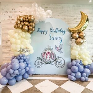 ปาร์ตี้วันเกิดลูก Private Kid Birthday Party - Cinderella Princess 4th Birthday Party
