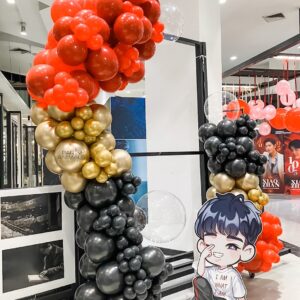 แบคดรอปลูกโป่ง ฉากลูกโป่ง Fan Meeting Balloon Backdrop - Xiao Zhan (ไม่รวมโครงฉาก) - ความยาวรวม 15 เมตร
