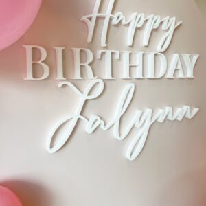 แบคดรอปลูกโป่ง ฉากลูกโป่ง Kid's Birthday Balloon Backdrop - Sweet pastel Lalynn's 2nd Birthday - Pink & Peach