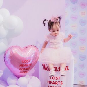 ปาร์ตี้วันเกิดลูก Private Kid Birthday Party - The One who Stole our Hearts Natasha's First Birthday Valentine's Theme| วันเกิดลูกสาวคุณนาตาลีและคุณฟลุค เกริกพล
