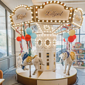 แบคดรอปลูกโป่ง ฉากลูกโป่ง Kid's Birthday Balloon Backdrop - Fire engine - Red & Blue