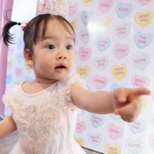ปาร์ตี้วันเกิดลูก Private Kid Birthday Party - The One who Stole our Hearts Natasha's First Birthday Valentine's Theme| วันเกิดลูกสาวคุณนาตาลีและคุณฟลุค เกริกพล