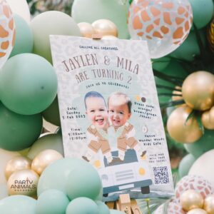 ปาร์ตี้วันเกิดลูก Private Kid Birthday Party - Safari - Mila and Jaylen’s TWO WILD